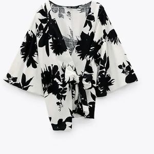 Zara kimono style top